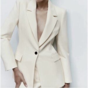 Zara Cream Women's Blazer